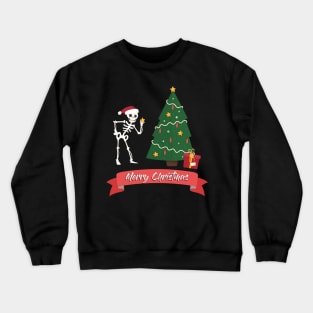 Christmas Skeleton Crewneck Sweatshirt